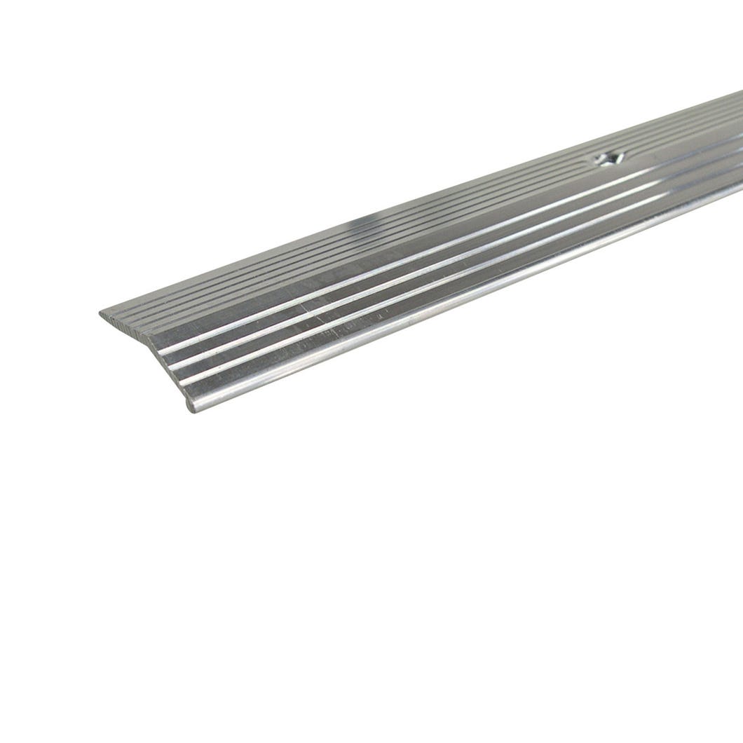 Moulding Bevelled Joiner Trim, 1 in. x 3/16 in. x 6 ft., Silver