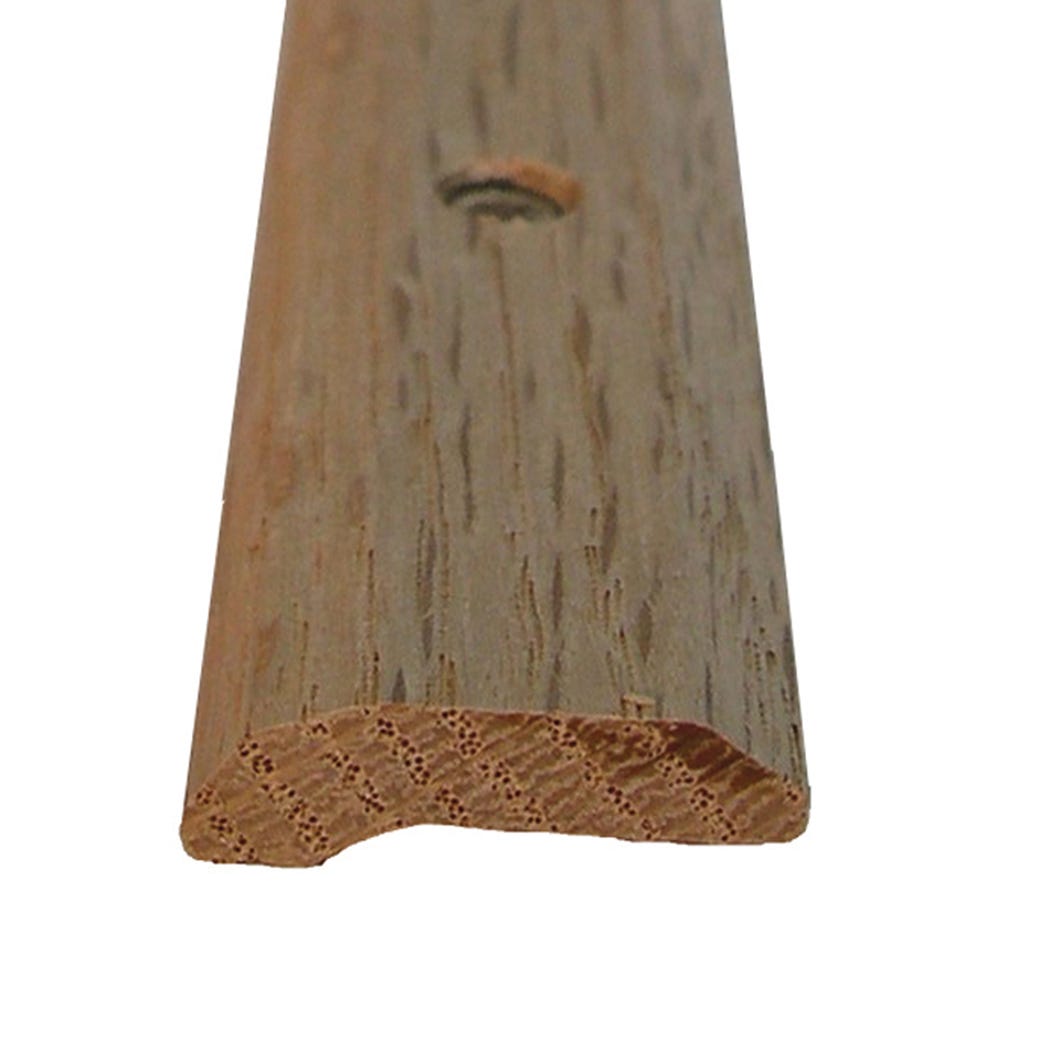 Moulding Bevelled Joiner Trim, Oak, Unvarnished, 1 in. x 5/16 in. x 3 ft.