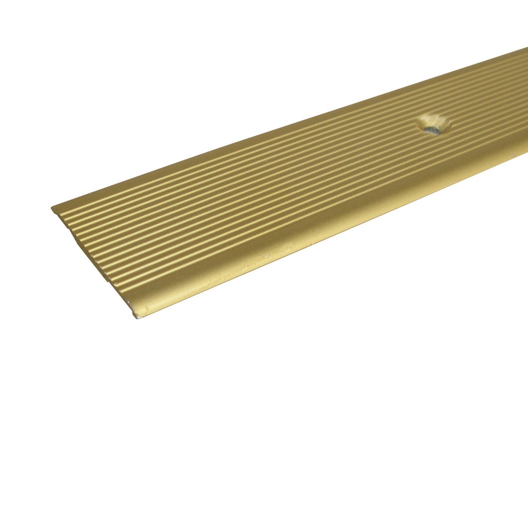 Moulding Flat Joiner Trim, 1-1/4 in. x 1/16 in. x 6 ft., Gold