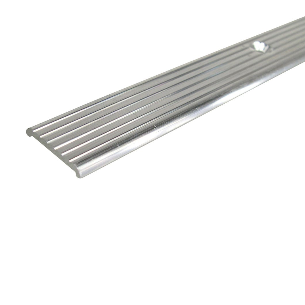 Moulding Flat Joiner Trim, 3/4 in. x 1/16 in. x 6 ft., Silver