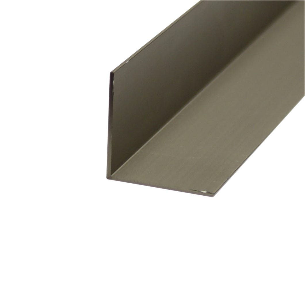 Moulding, Outside Corner Aluminum 1/2-in. X 1/2-in. X 1/16-in. X 8-ft.