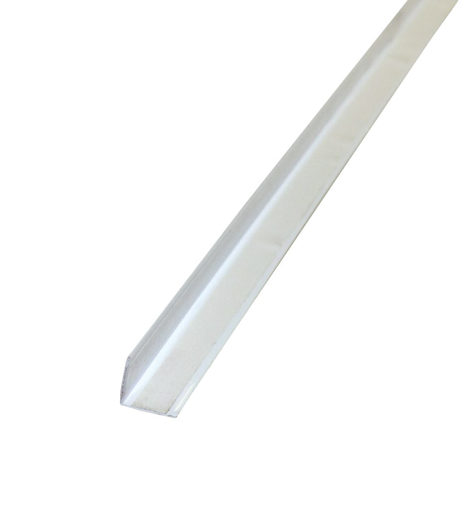 Moulding, Outside Corner for Prepasted Wall Paper, Plastic 1/2-in. X 8-ft.