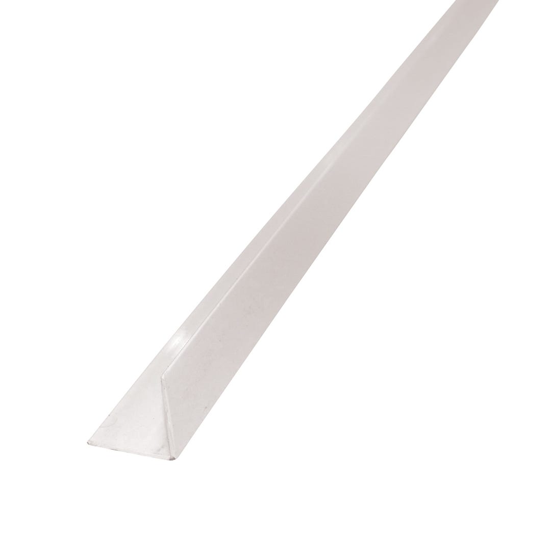 Moulding, Outside Corner for Wall Paper Unglued, Plastic 1 1/16-in. X 8-ft.