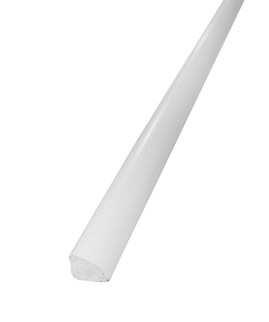 Moulding, Quarter Round PVC 1/2-in. X 5/8-in. X 8-ft.