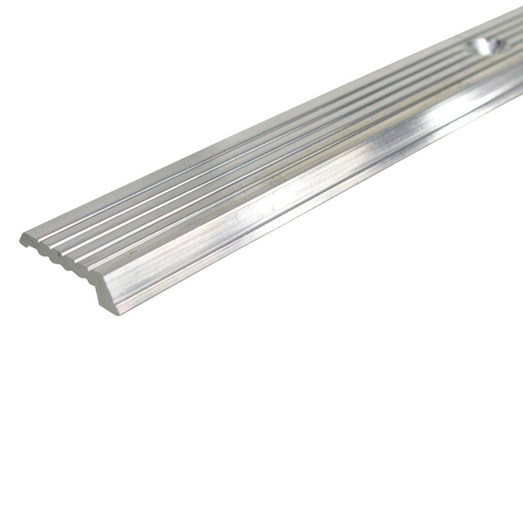 Moulding Tile Edge Trim, 3/4 in. x 5/32 in. x 6 ft., Silver