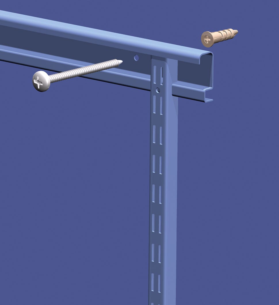 Shelftrack mounting hardware