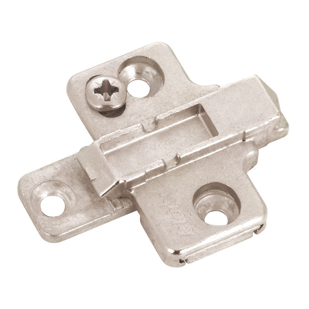 Mounting plate two-piece wing - die-cast zinc