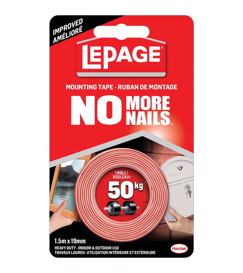 No More Nails, Heavy Duty Mounting Tape