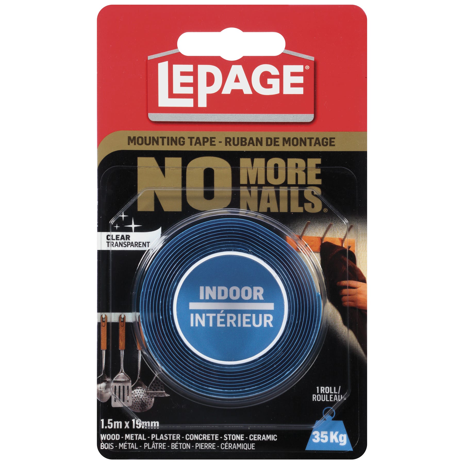 No More Nails, Indoor Mounting Tape