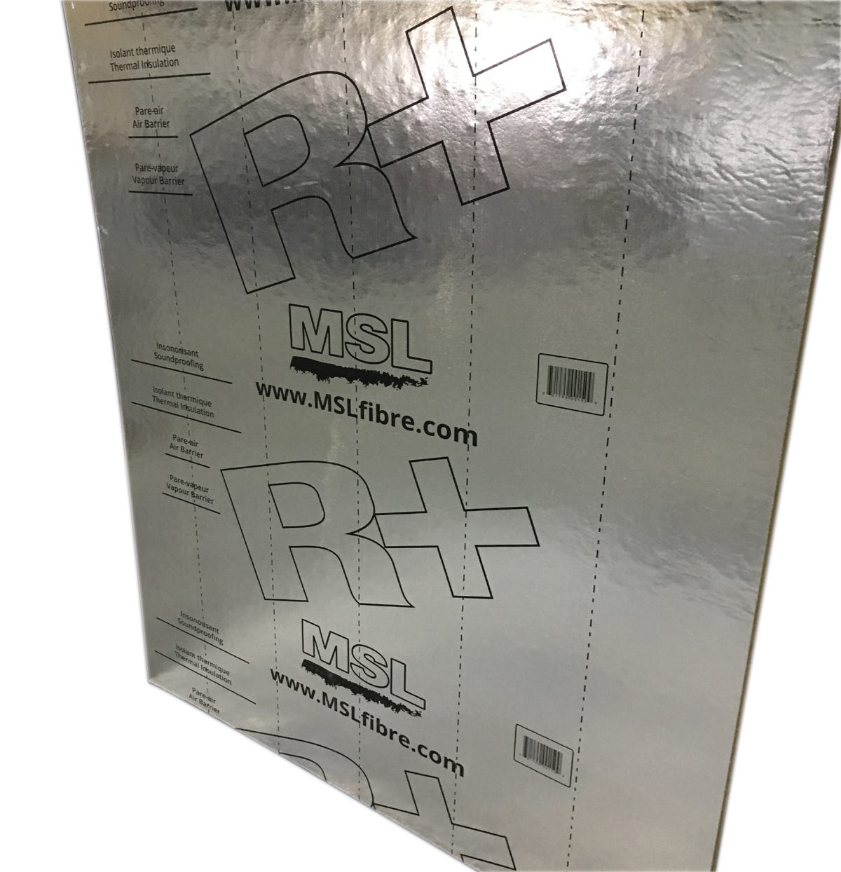 Mslr+ Insulating, Acoustic Panel, 1/2-in. X 4-ft. X 8-ft. 1-in.