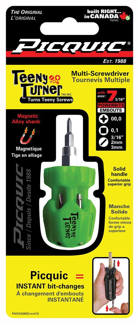 Multi-bit magnetic screwdriver