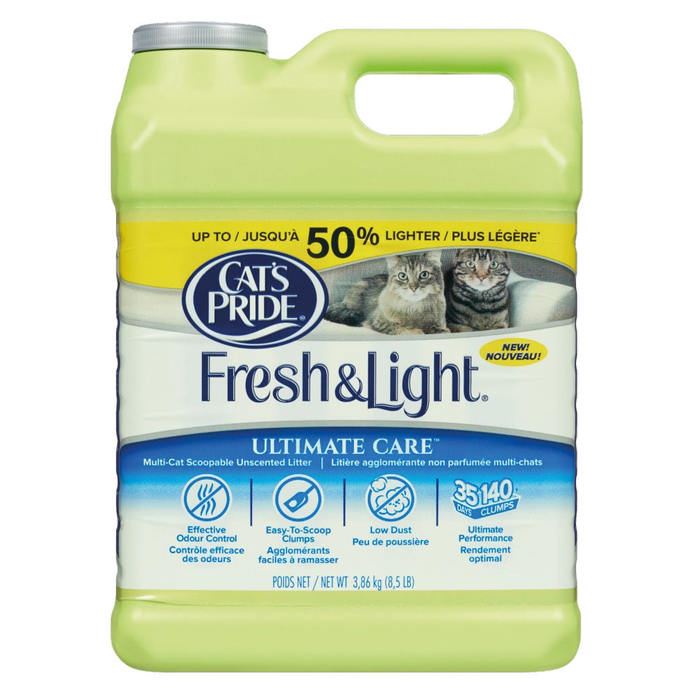 Multi-Cats Scoopable Unscented Litter, 3.86 kg