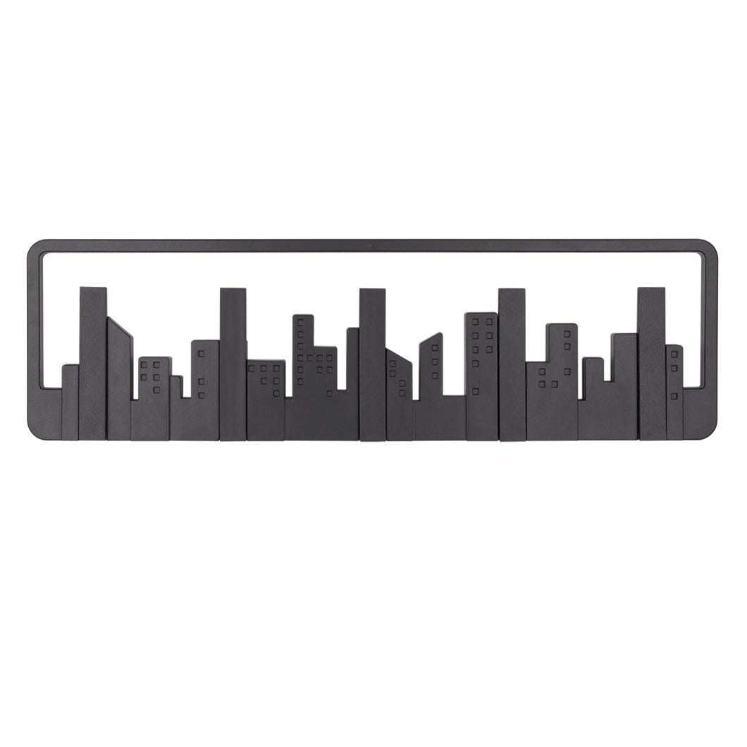 Skyline Wall Mounted Hook, Black