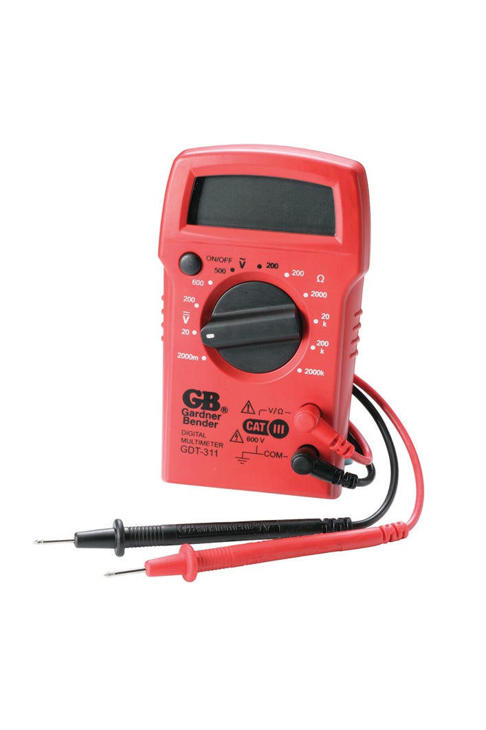 Multimeter Digital, Manual