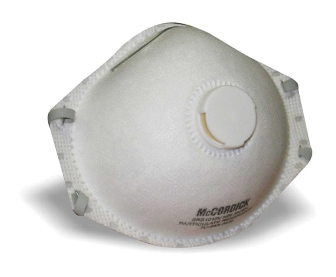 N95 Disposable respirator with exhalation valve