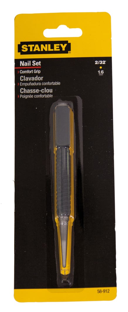 Nail Set Tip Cushion Grip, Absorb Shock 5-in. X 2/32-in.