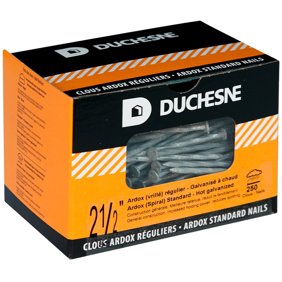 Nails Ardox Spiral, 2-1/2 in., 250/Box