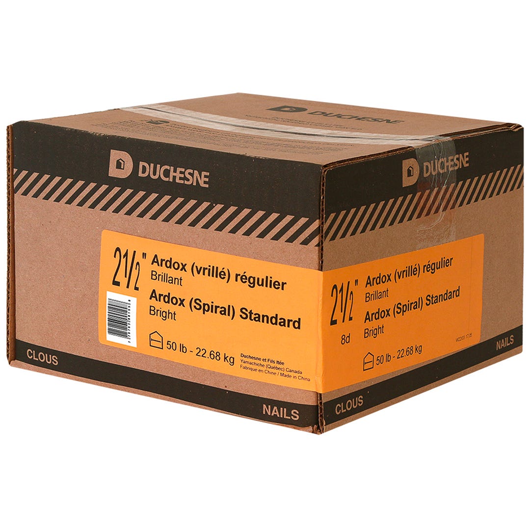 Nails Ardox Spiral, 2-1/2 in., 50 Lbs/Box