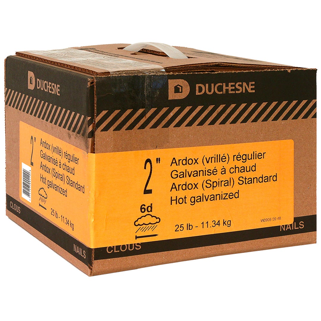 Nails Ardox Spiral, 2 in., 25 Lbs/Box