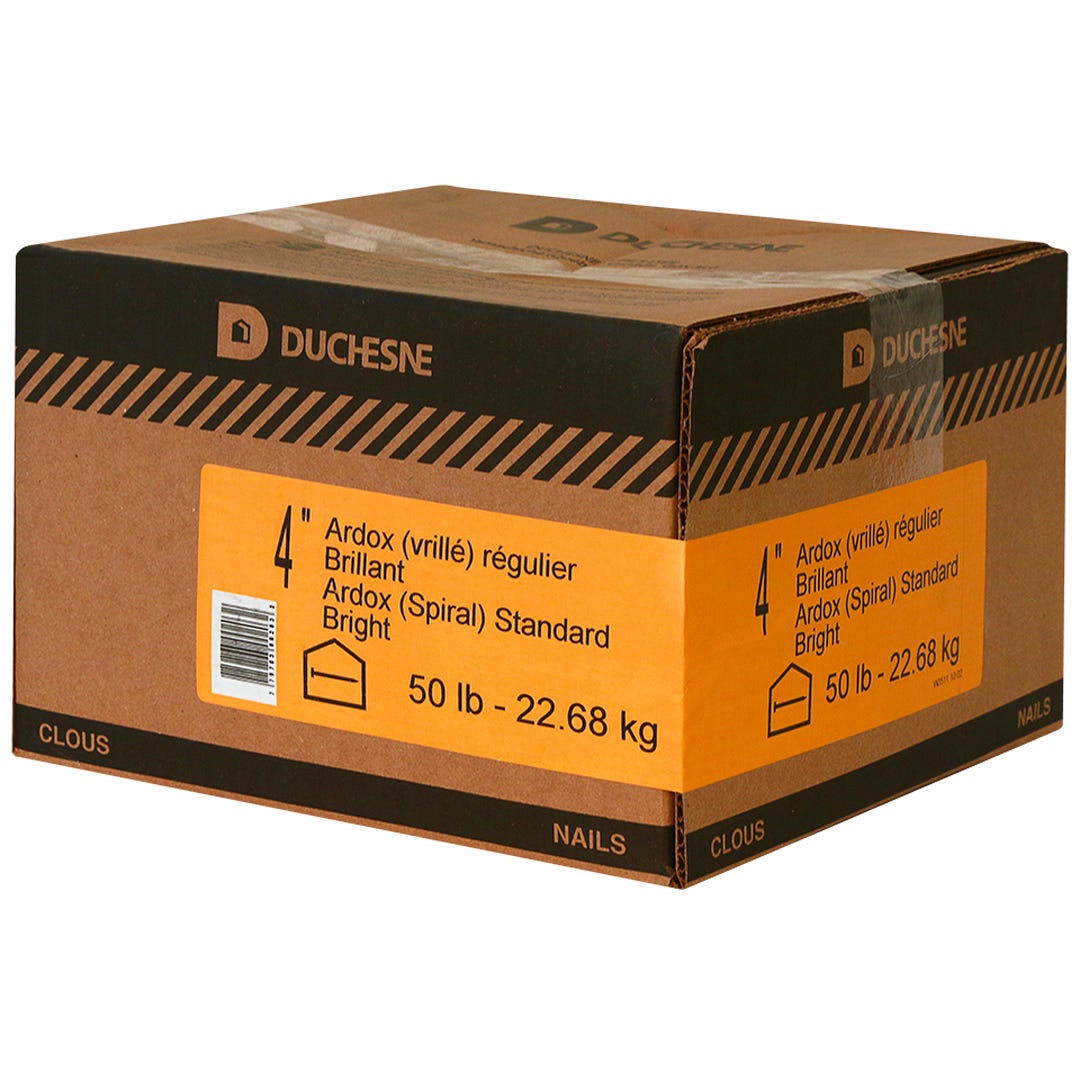 Nails Ardox Spiral, 4 in., 50 Lbs/Box