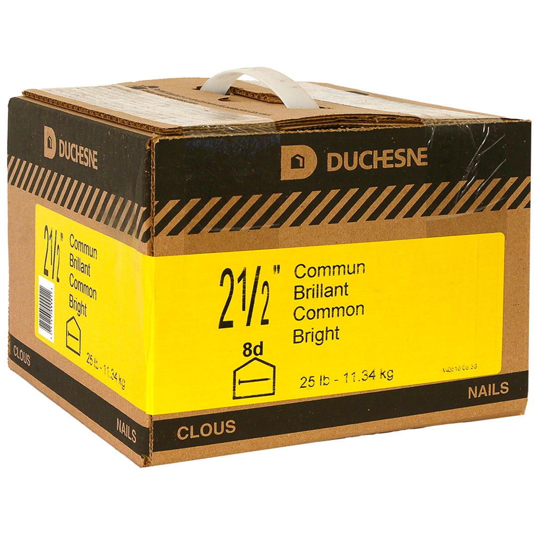 Nails Common, 2-1/2 in., 25 Lbs/Box