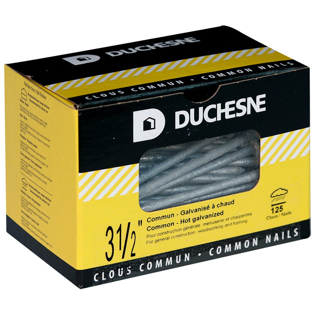 Nails Common, 3-1/2 in., 125/Box