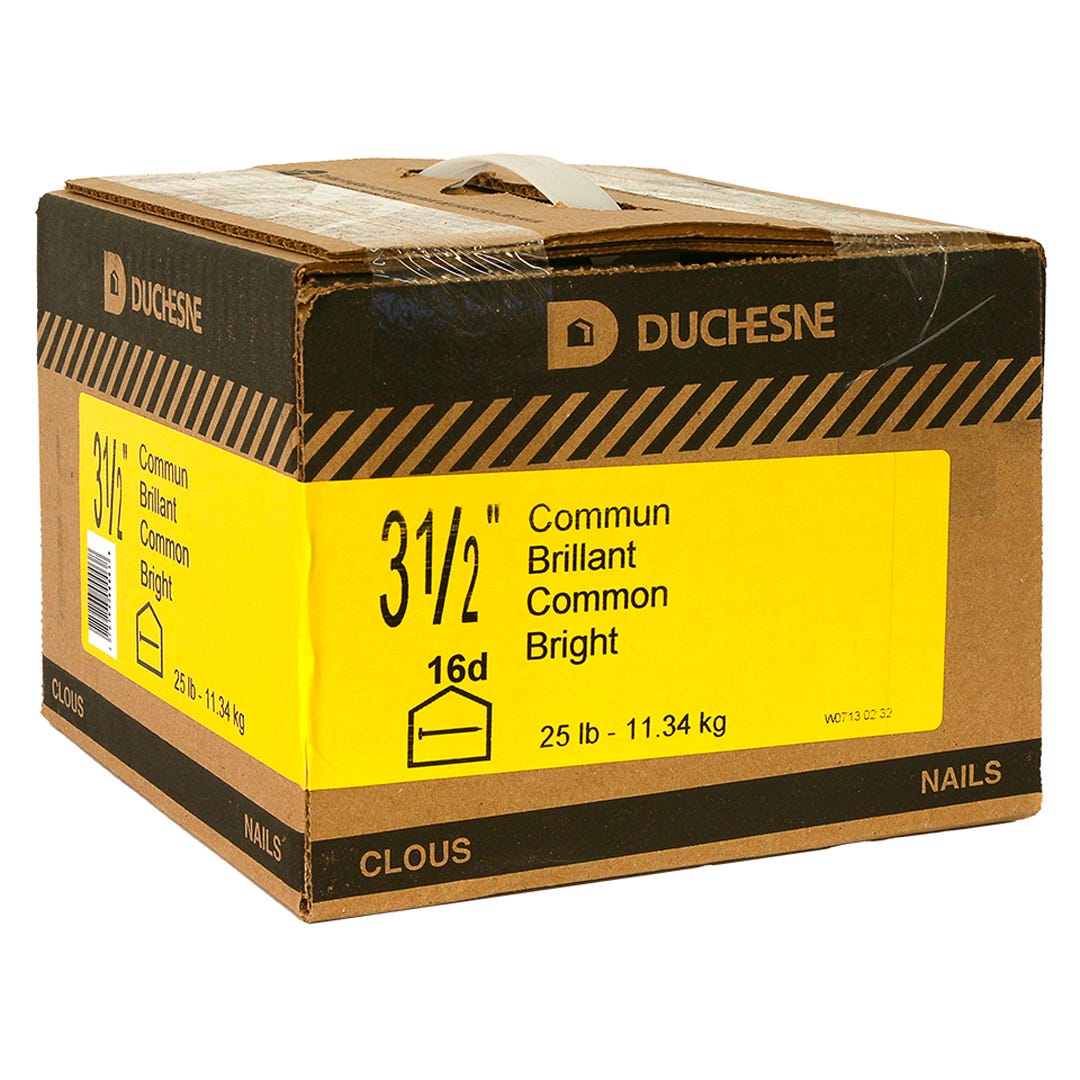 Nails Common, 3-1/2 in., 25 Lbs/Box