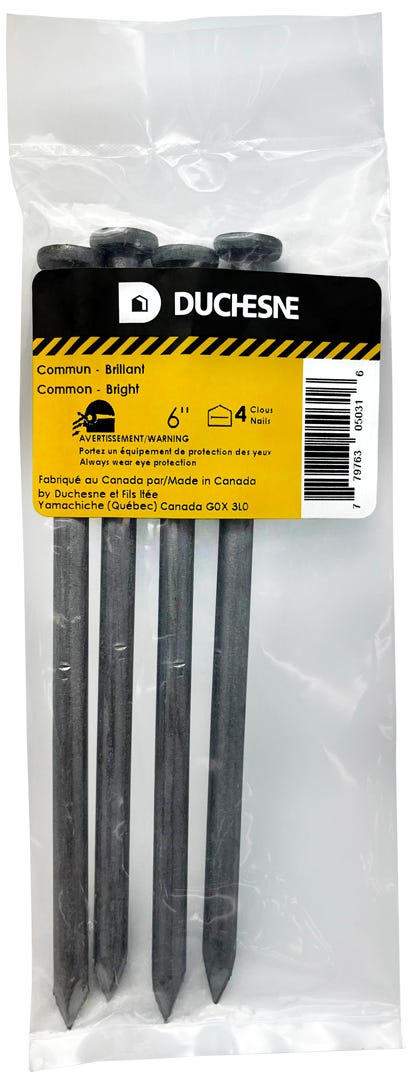 Nails Common, 6 in., 4/Box