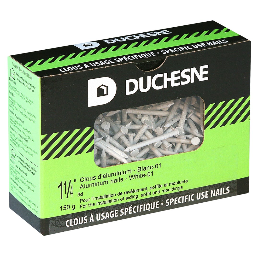 Nails Finishing Aluminum, 1-1/4 in., 150 g/Box