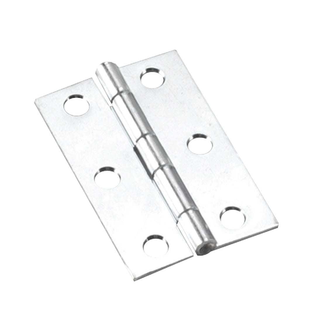 Narrow butt hinge fixed pin 1 5/8 in x 2 1/2 in
