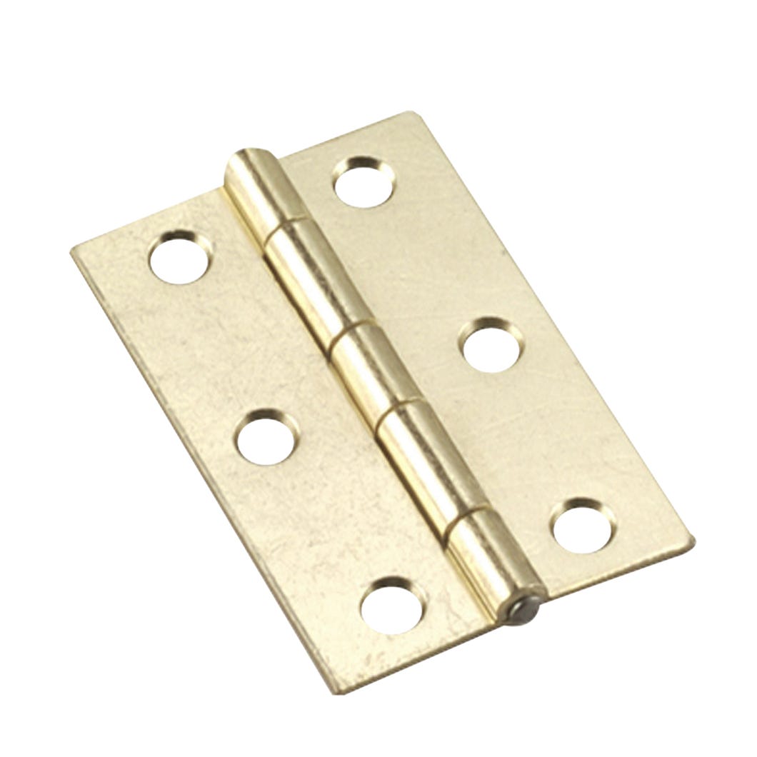 Narrow butt hinge fixed pin 1 5/8 in x 2 1/2 in