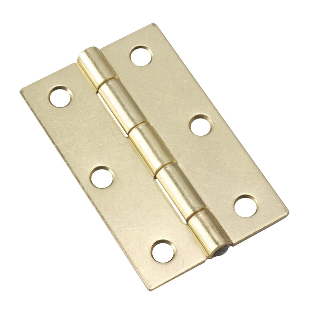 Narrow butt hinge fixed pin 1 7/8 in x 3 in