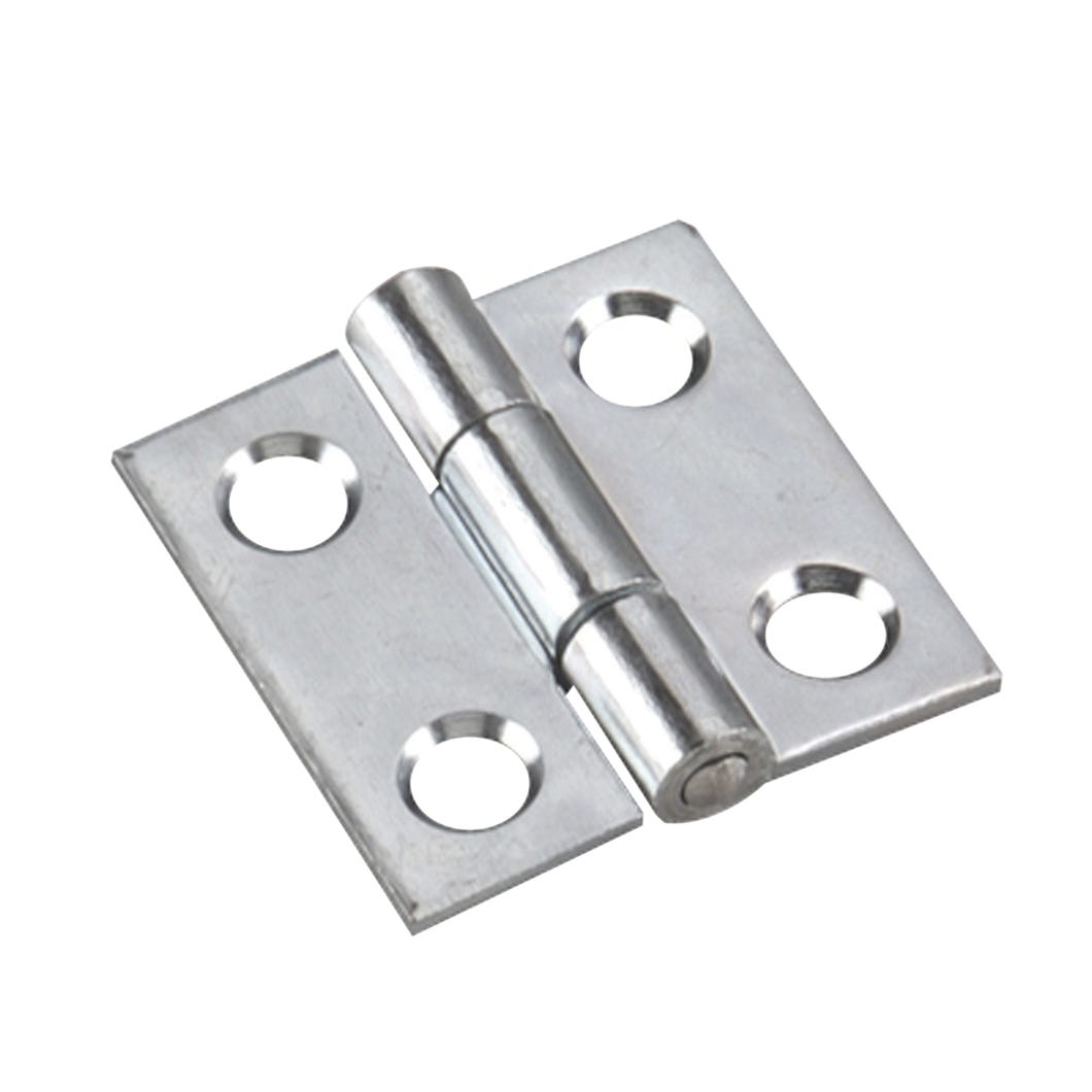 Narrow butt hinge fixed pin 1 in x 1 in