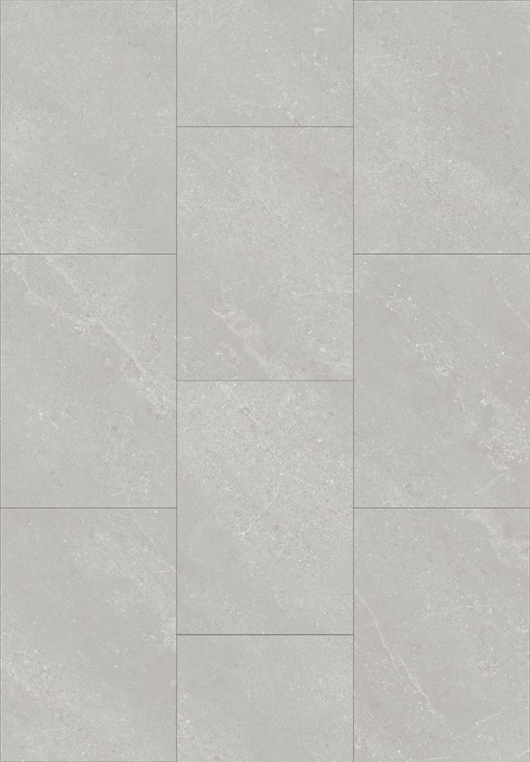 NATUR METAL Vinyl Tile SPC, 4.3 mm + 1 mm, Light Grey