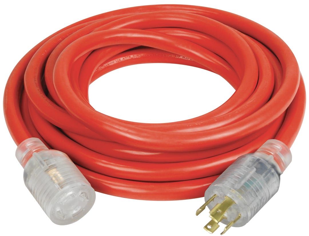 NEMA Generator Extension Cord, 12.5-in. X 3.5-in. X 12.5-in.