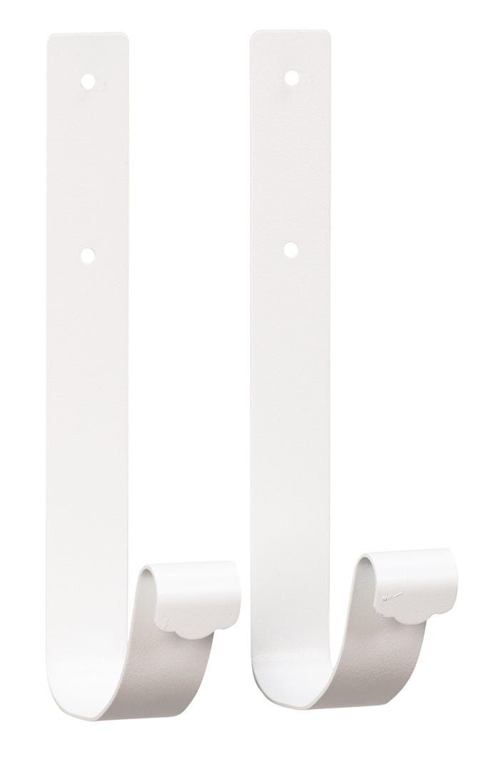 Newspaper Holder for Universal Stell Mailbox, White