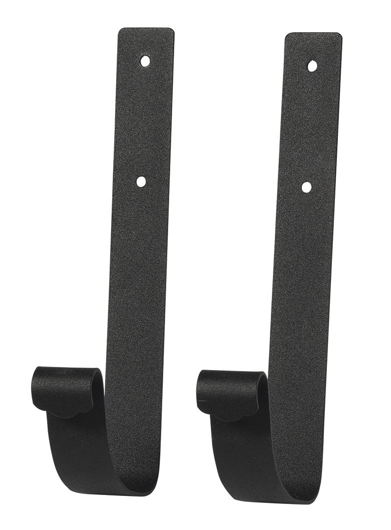 Newspaper Holder for Universal Stell Mailbox, Black