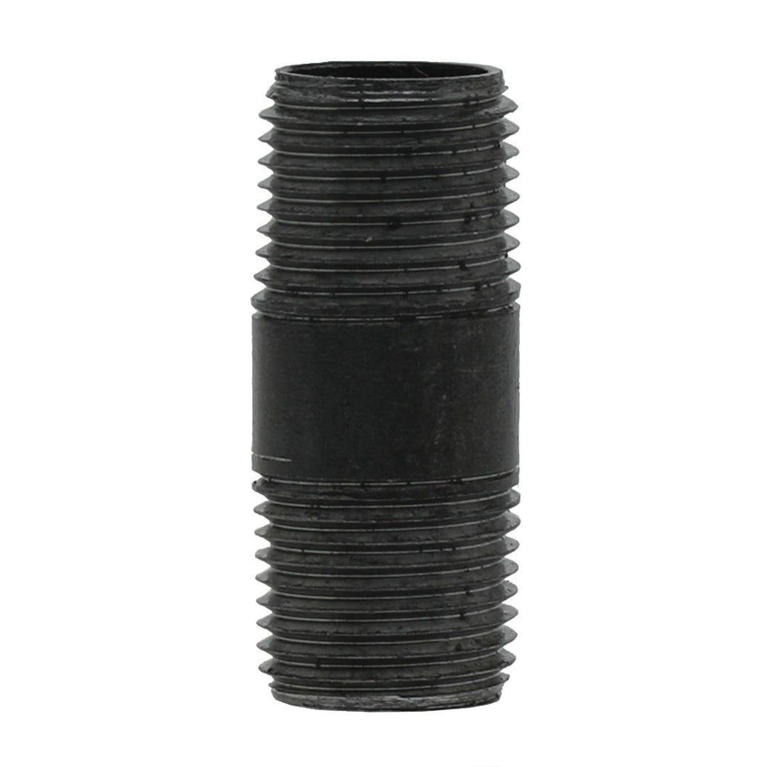 Steel Nipple, Black, 1/2-in. X 6-in.