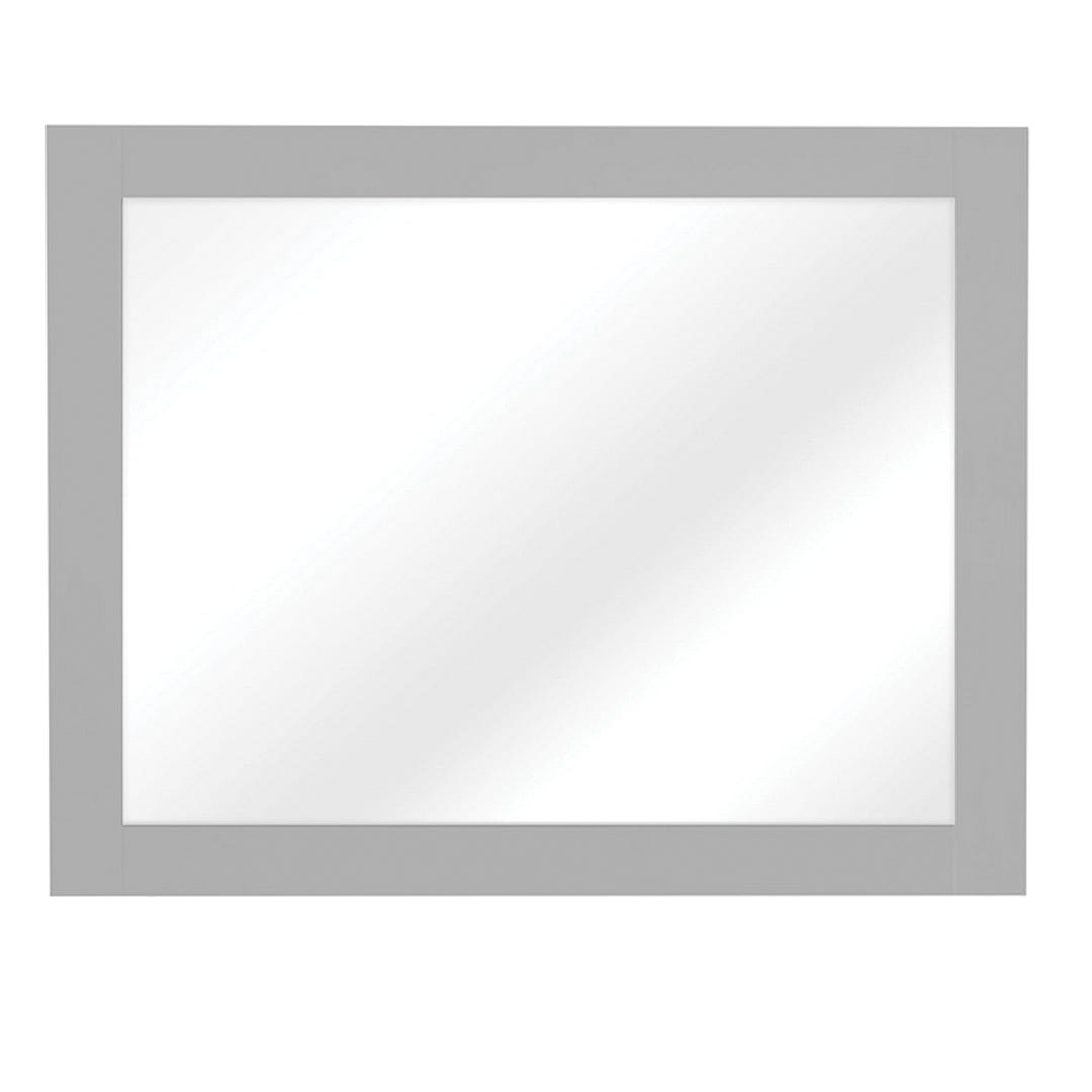 Nord Reversible Mirror, Matte Grey