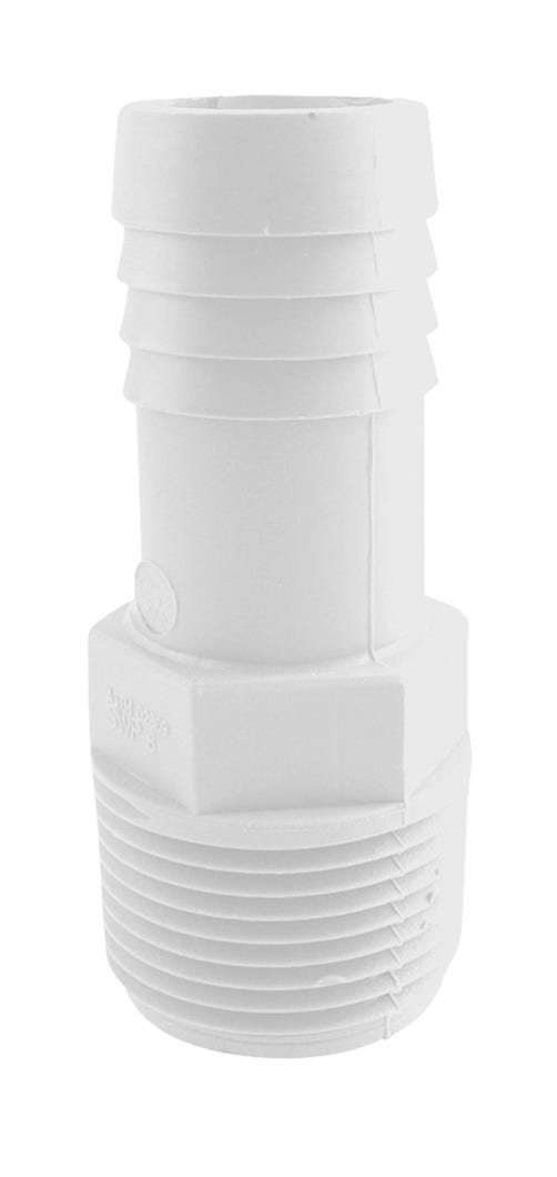 Nylon Adaptor, Male, 1/2-in. Mpt X 1/2-in. INS
