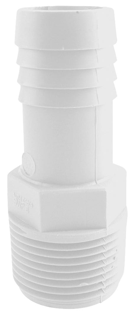 Nylon Adaptor, Male, 1-in. Mpt X 1-in. INS