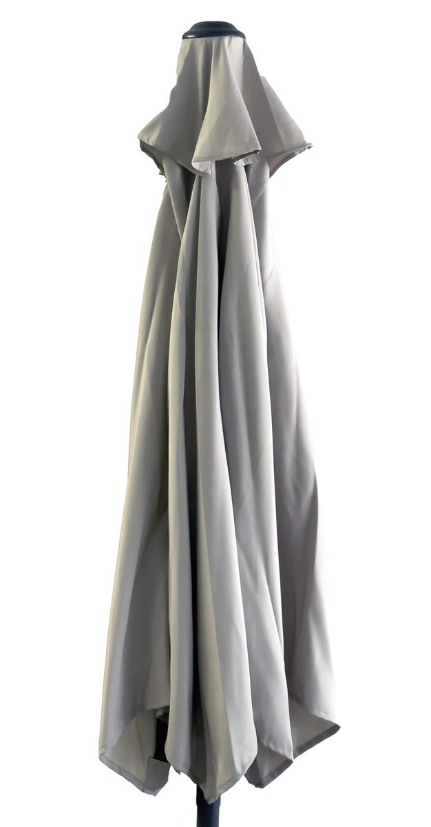 OCEAN Tilting Patio Umbrella, 7 ft. Grey