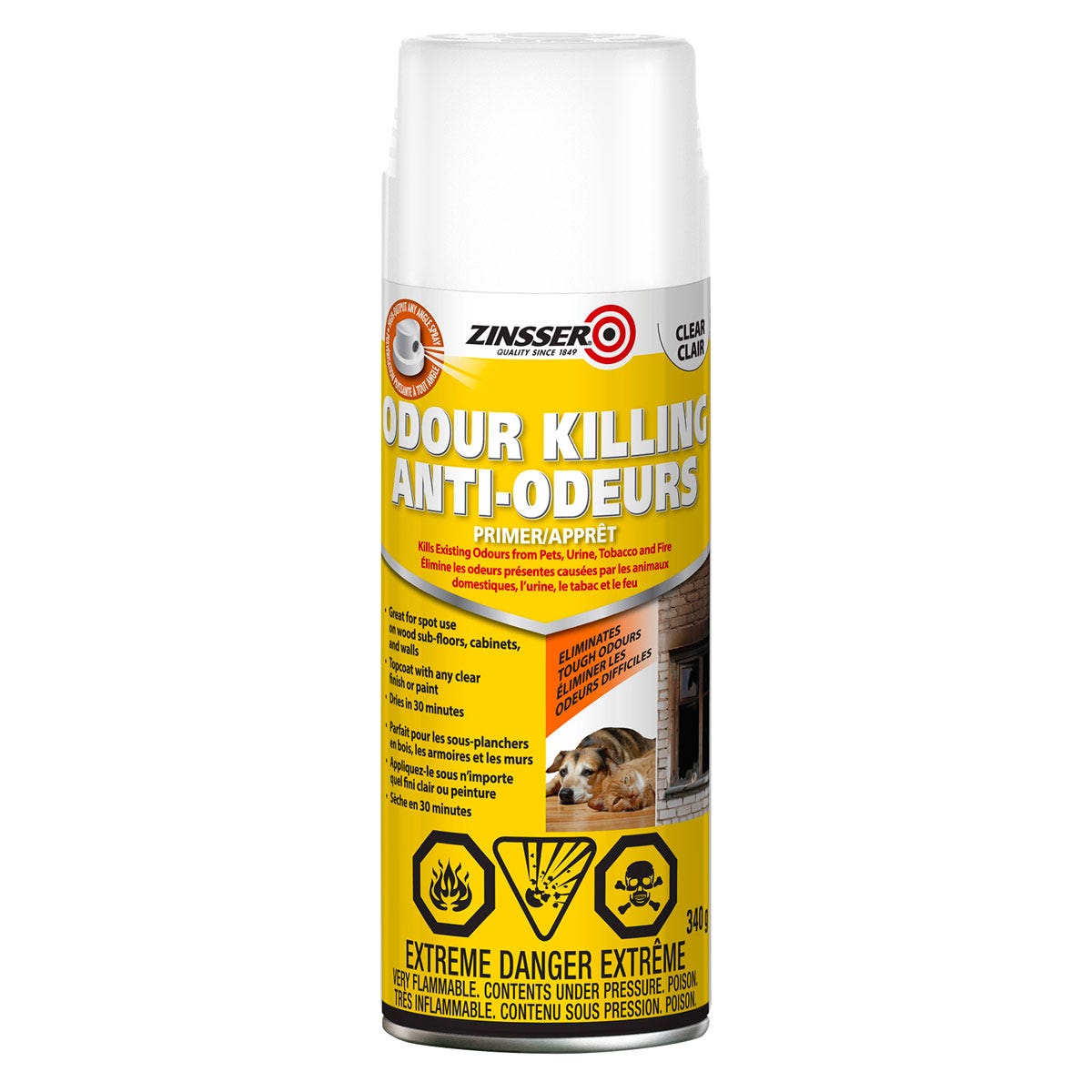 Odour Killing, Clear, 340 g