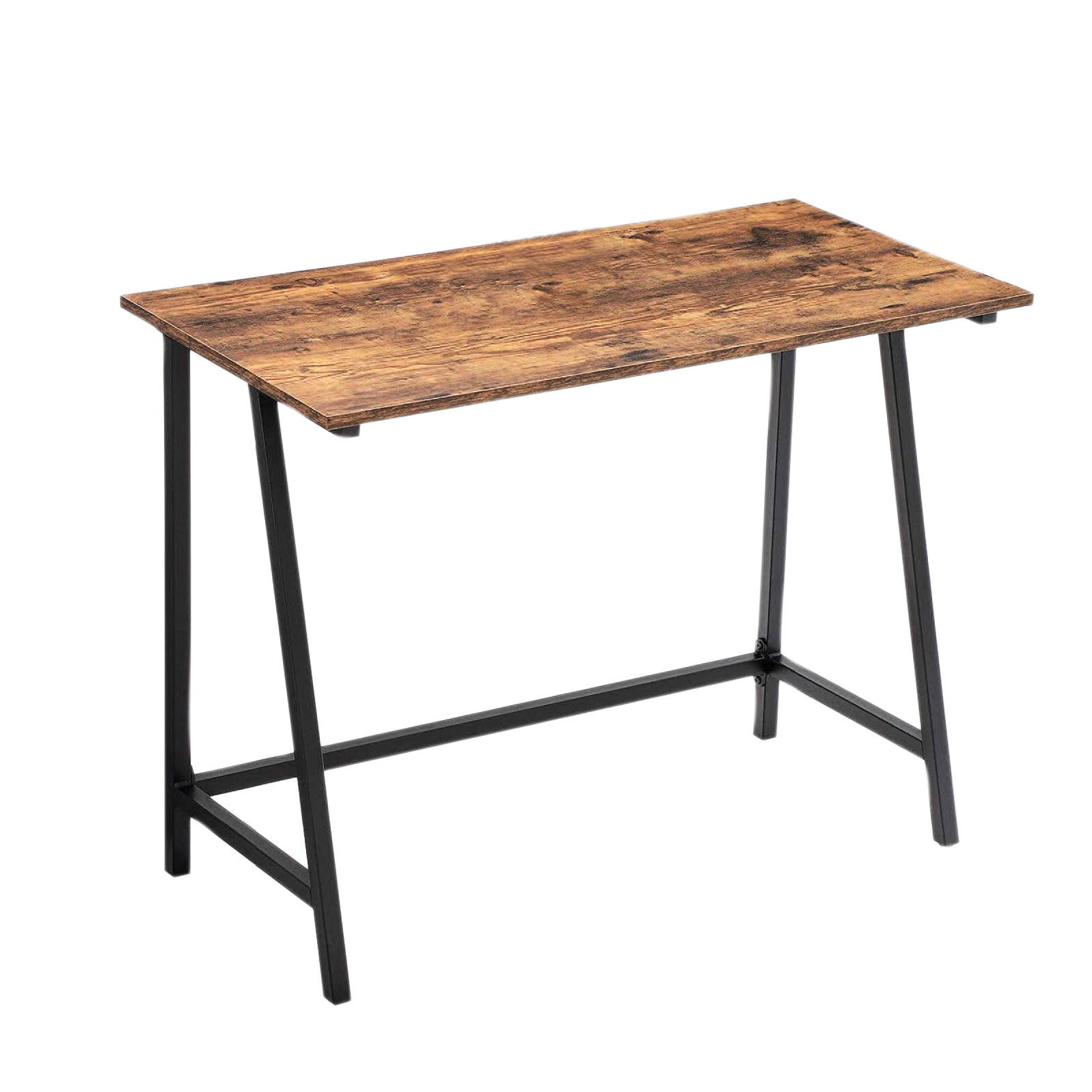 Infinity Office Desk, Black & Wood, 39,4 in. x 29,5 in. x 19,7 in.
