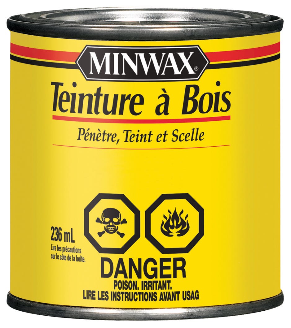Oil Wood Stain Mahogany Red, 236 ml