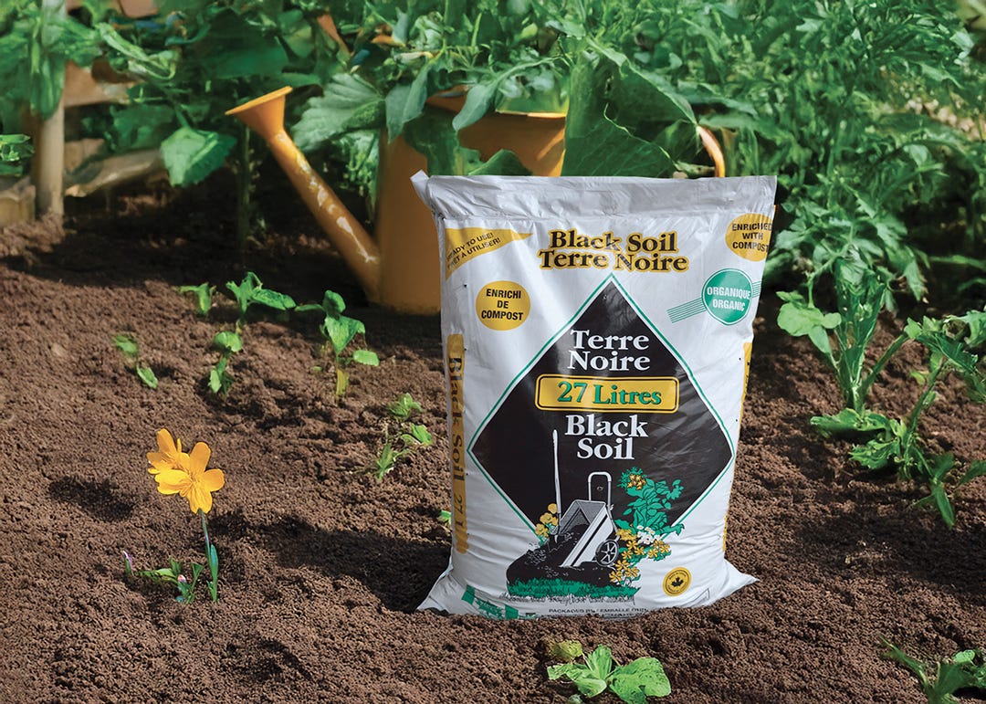 Organic Black Soil, Enriched with Compost, 27 L