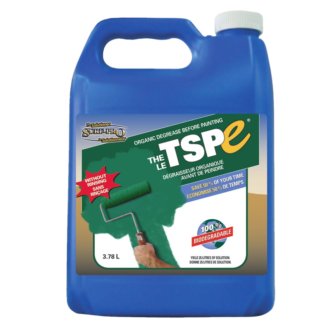 Organic degreaser before painting