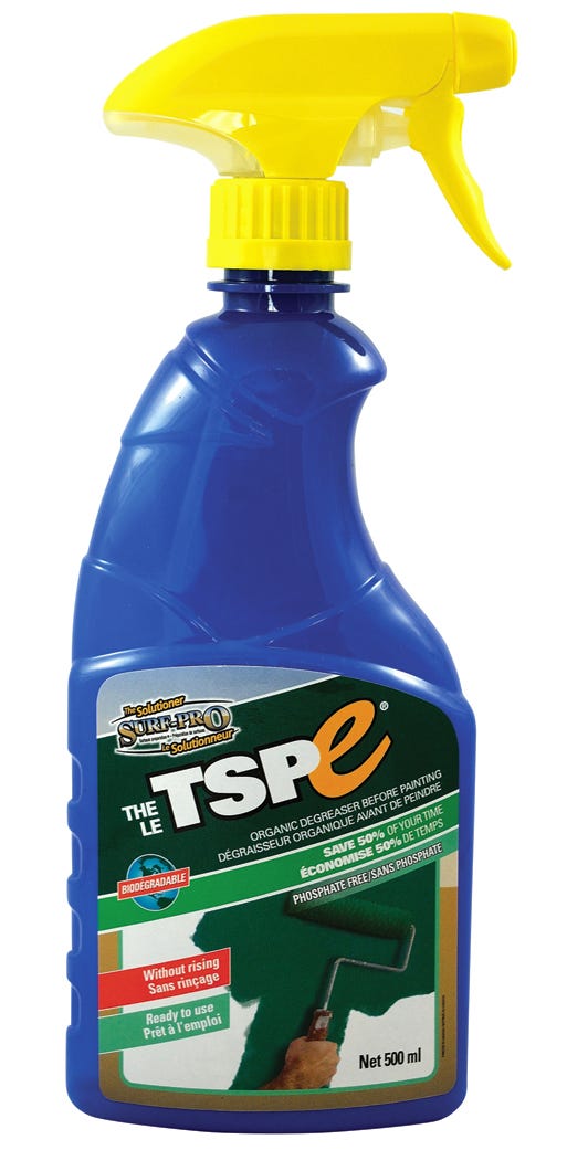 Organic degreaser before painting
