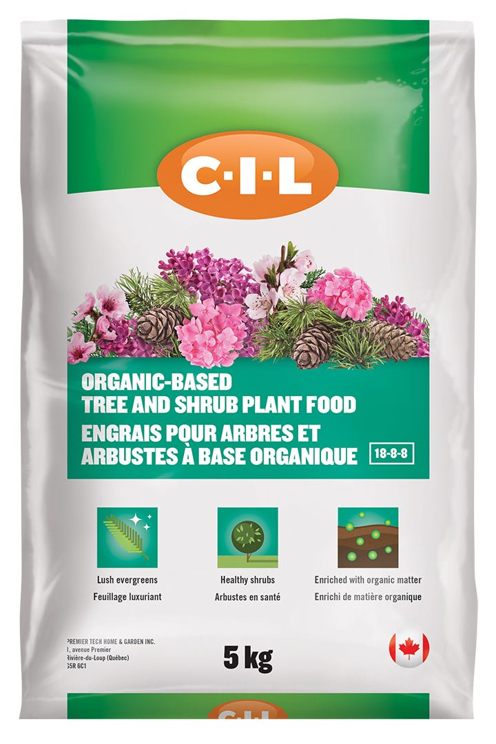 Organic-Based Tree & Shrubs Plant Food, 18-8-8, 5 kg