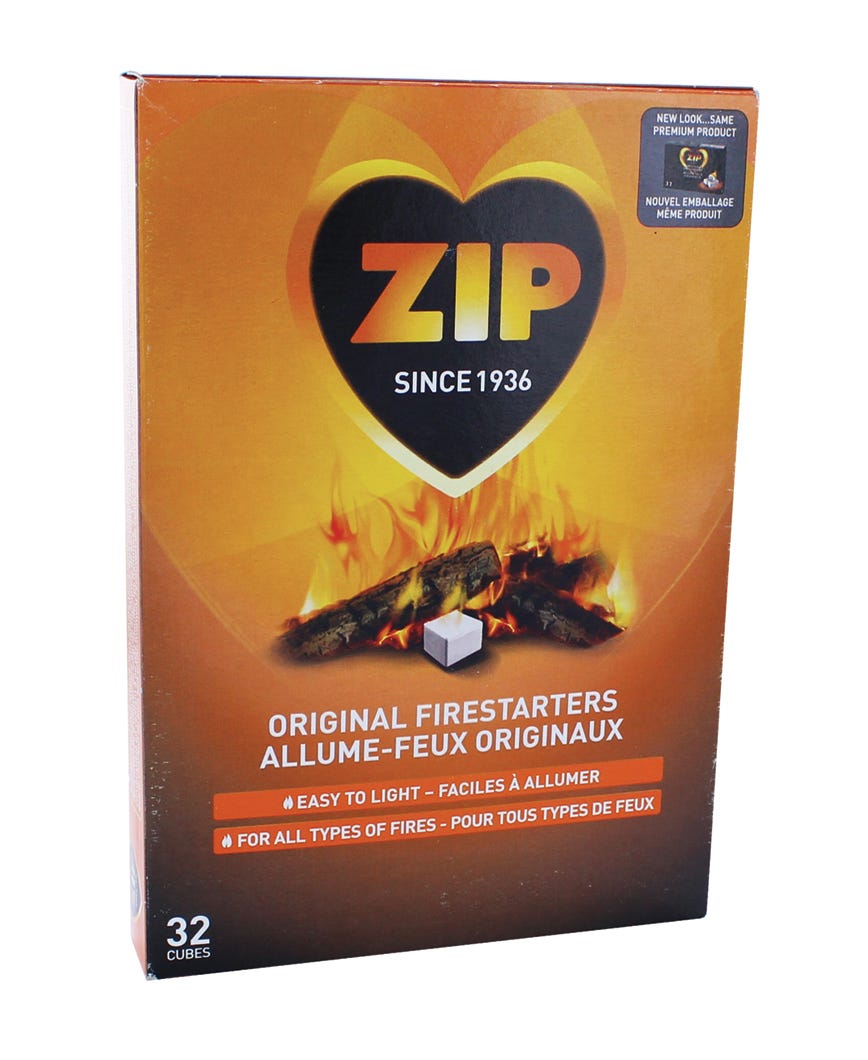 Zip Original Firestarters, 32 Pcs/Box